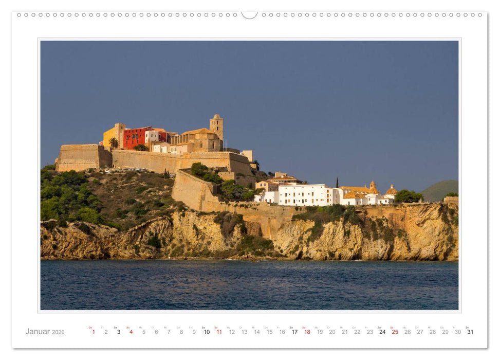 Ibiza und Formentera Impressionen (CALVENDO Wandkalender 2026)