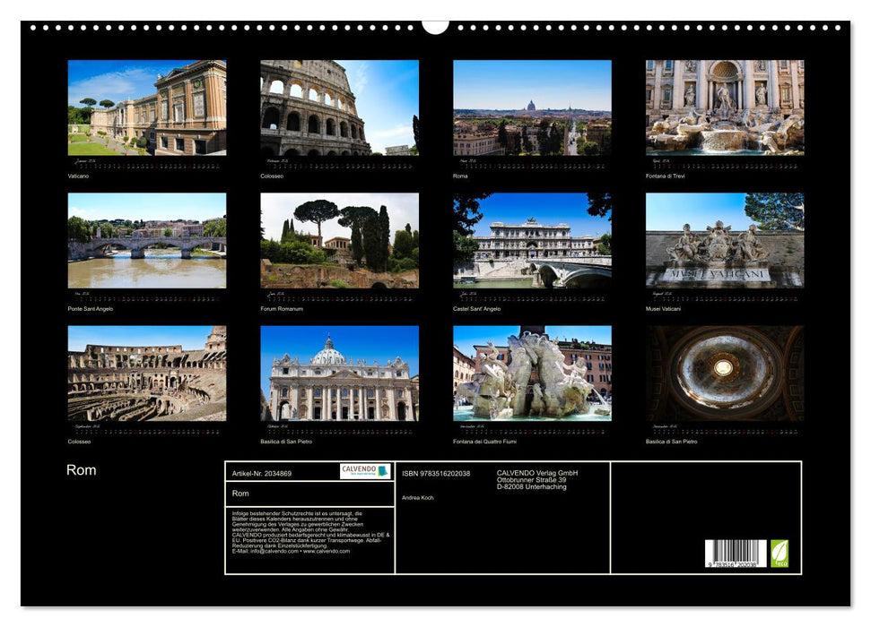 Rom (CALVENDO Wandkalender 2026)