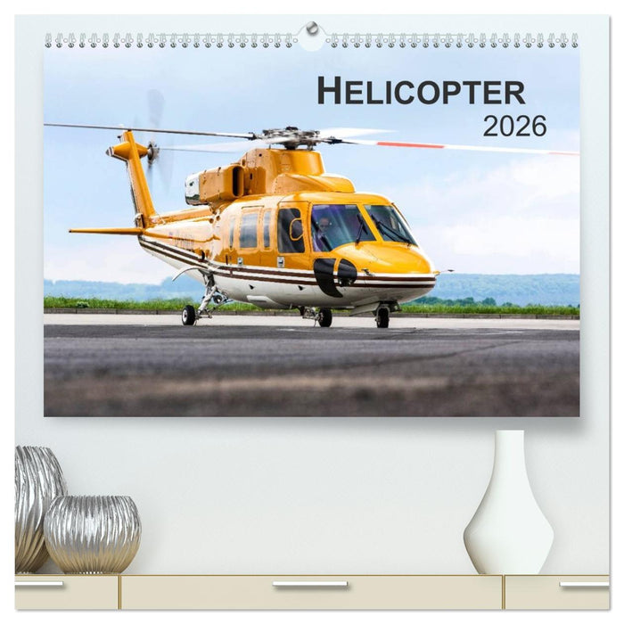 Helicopter 2026 (CALVENDO Premium Wandkalender 2026)
