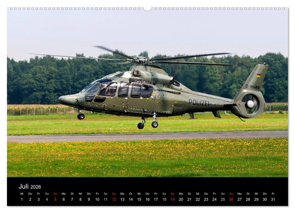 Helicopter 2026 (CALVENDO Premium Wandkalender 2026)