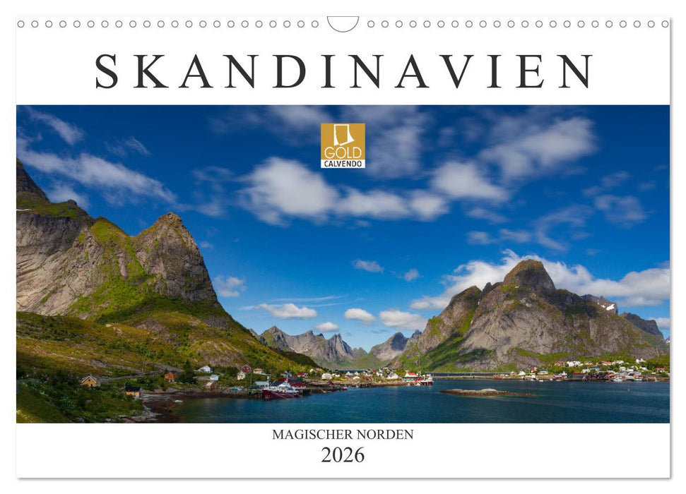 Skandinavien: Magischer Norden (CALVENDO Wandkalender 2026)