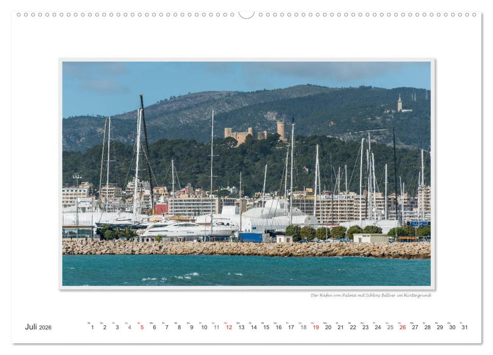 Emotionale Momente: Palma de Mallorca (CALVENDO Premium Wandkalender 2026)