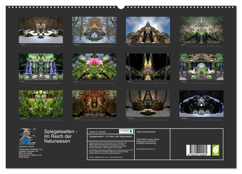 Spiegelwelten - Im Reich der Naturwesen (CALVENDO Premium Wandkalender 2026)