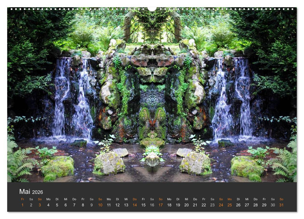 Spiegelwelten - Im Reich der Naturwesen (CALVENDO Premium Wandkalender 2026)
