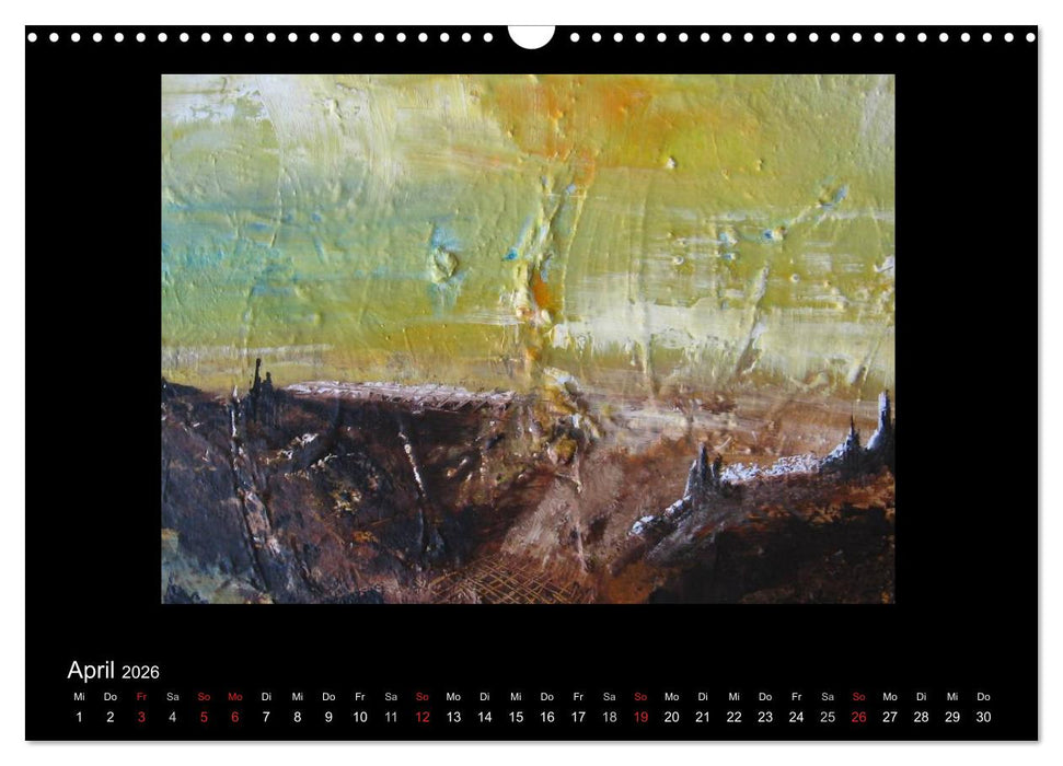 Kunstkalender von Michaela Nagel (CALVENDO Wandkalender 2026)