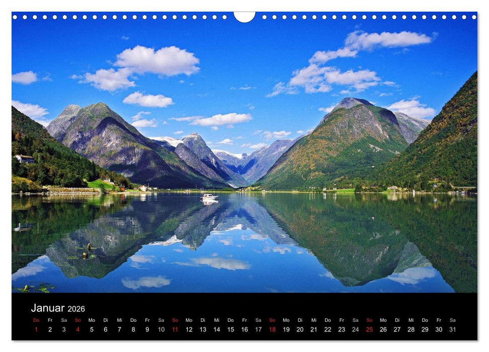 Norwegen (CALVENDO Wandkalender 2026)