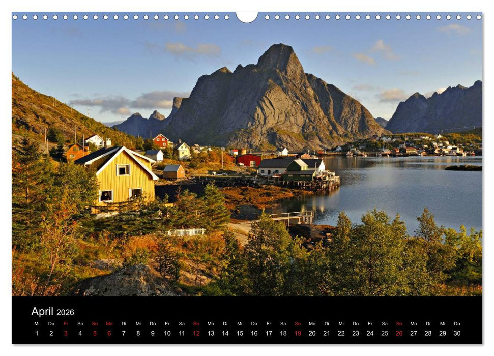 Norwegen (CALVENDO Wandkalender 2026)