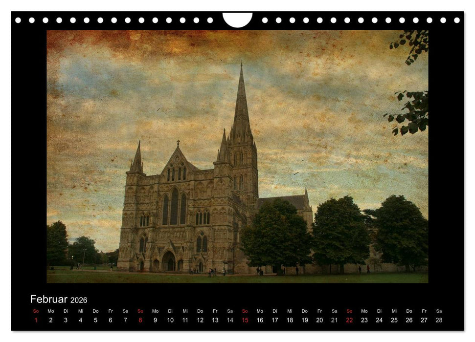 Englands Burgen und Schlösser 2026 (CALVENDO Wandkalender 2026)