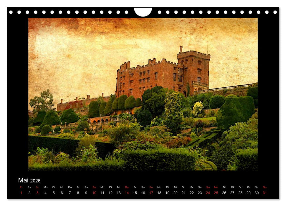 Englands Burgen und Schlösser 2026 (CALVENDO Wandkalender 2026)