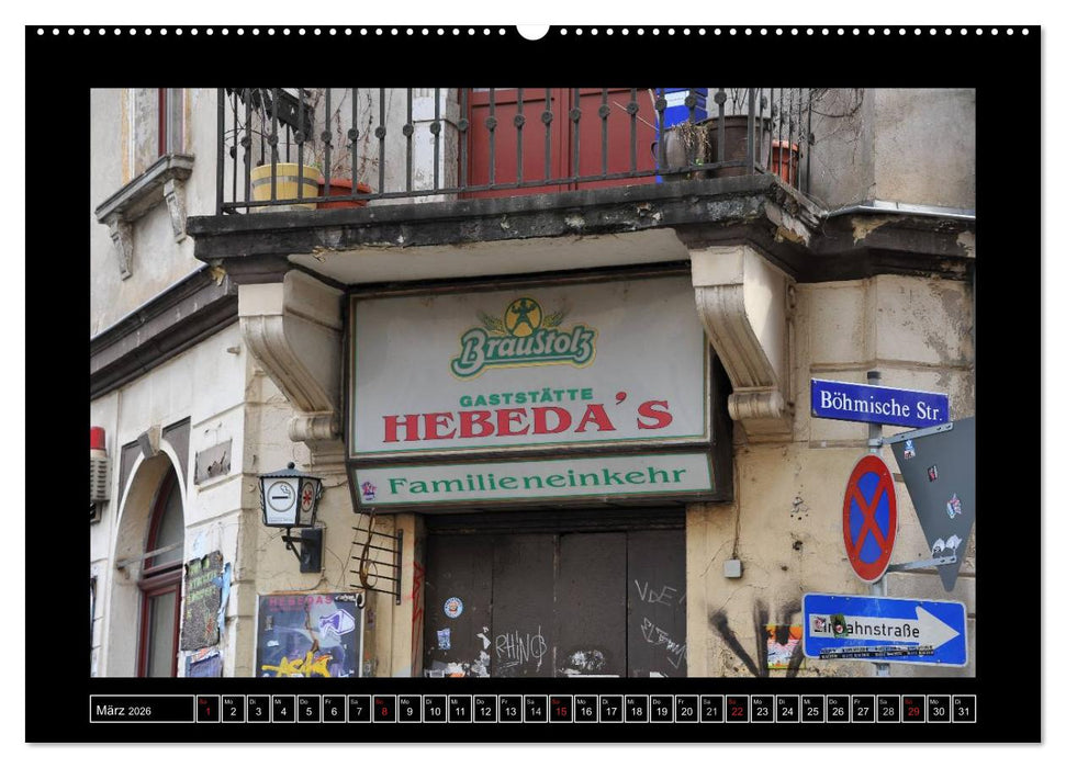 Dresdens Neustadt (CALVENDO Premium Wandkalender 2026)