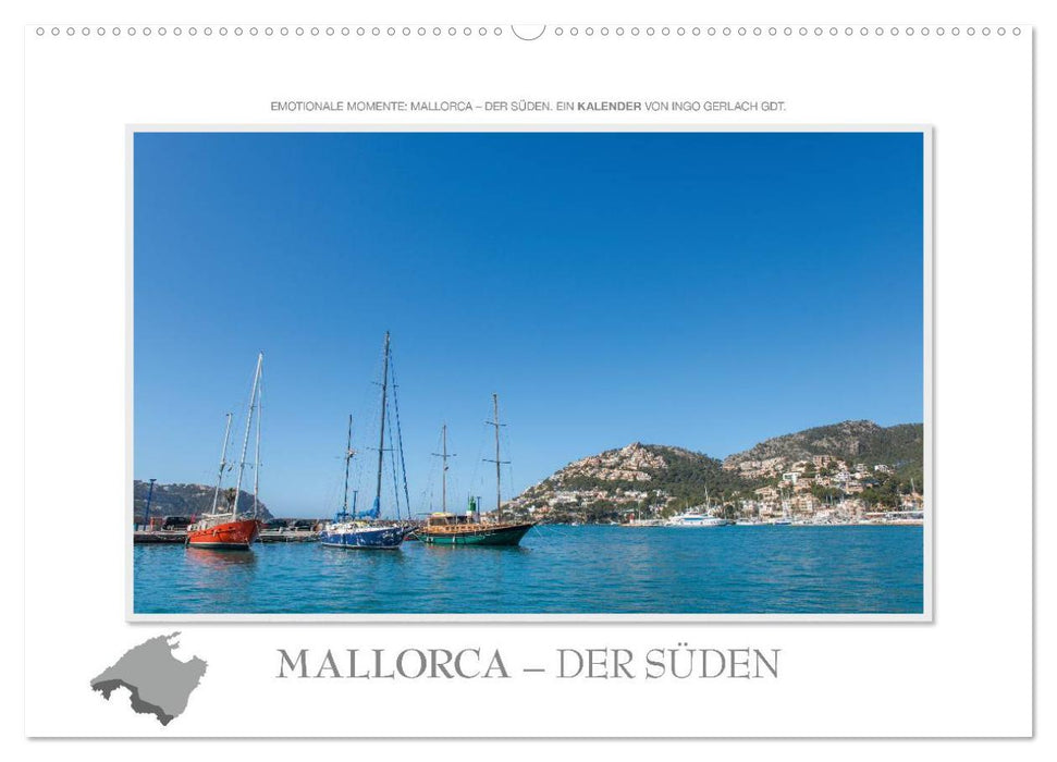 Emotionale Momente: Mallorca - der Süden. (CALVENDO Wandkalender 2026)