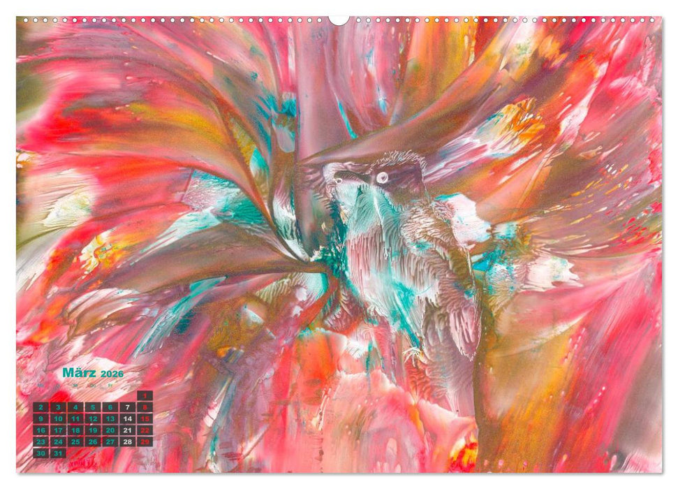 Encaustic Kunstkalender 2026 (CALVENDO Wandkalender 2026)