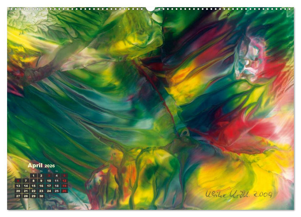 Encaustic Kunstkalender 2026 (CALVENDO Wandkalender 2026)