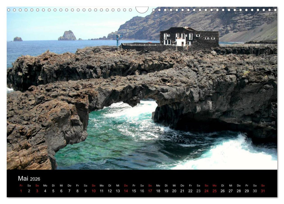 Insel El Hierro - Perle der Kanaren (CALVENDO Wandkalender 2026)
