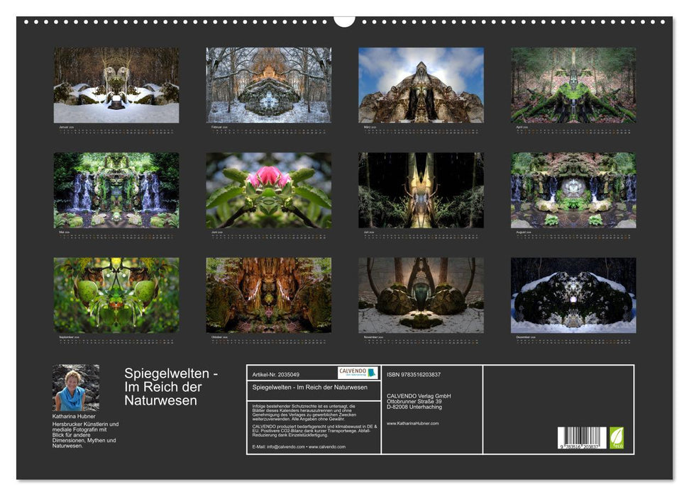 Spiegelwelten - Im Reich der Naturwesen (CALVENDO Wandkalender 2026)