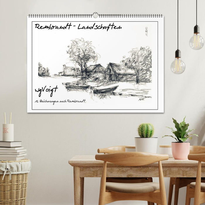 Rembrandt Landschaften wgVoigt (CALVENDO Wandkalender 2026)