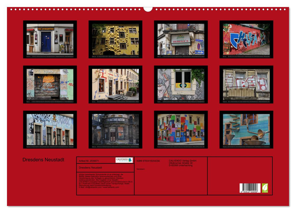 Dresdens Neustadt (CALVENDO Wandkalender 2026)