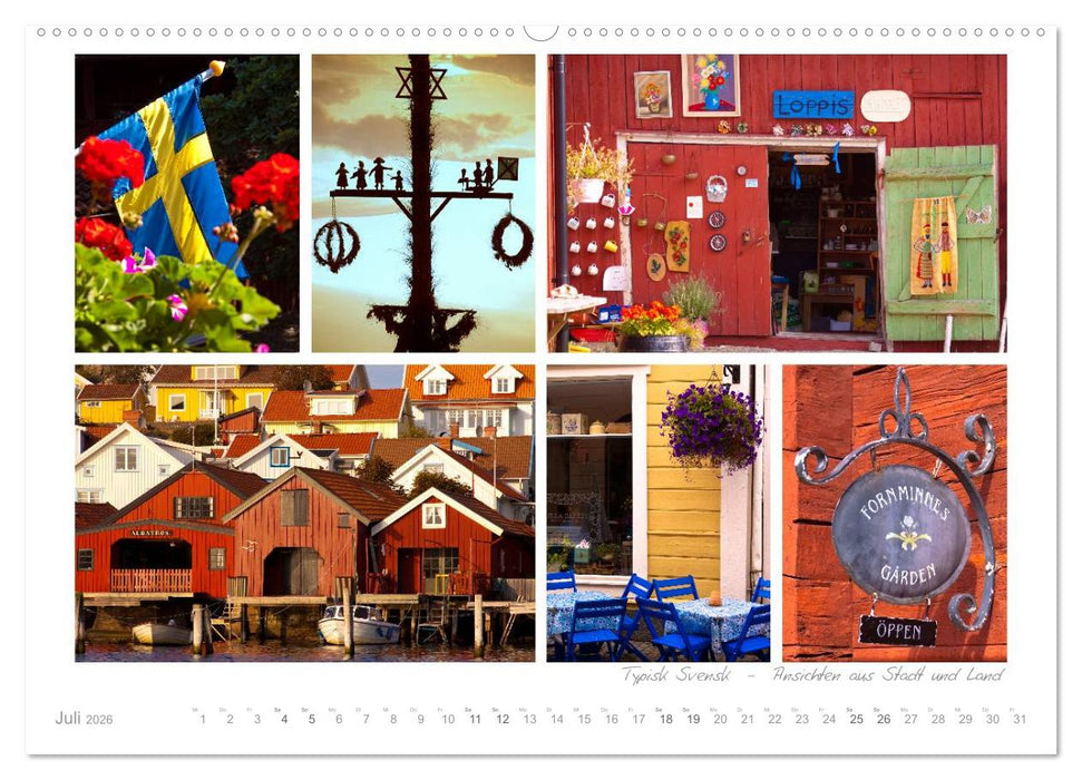 Sehnsucht Schweden - Sverige (CALVENDO Premium Wandkalender 2026)