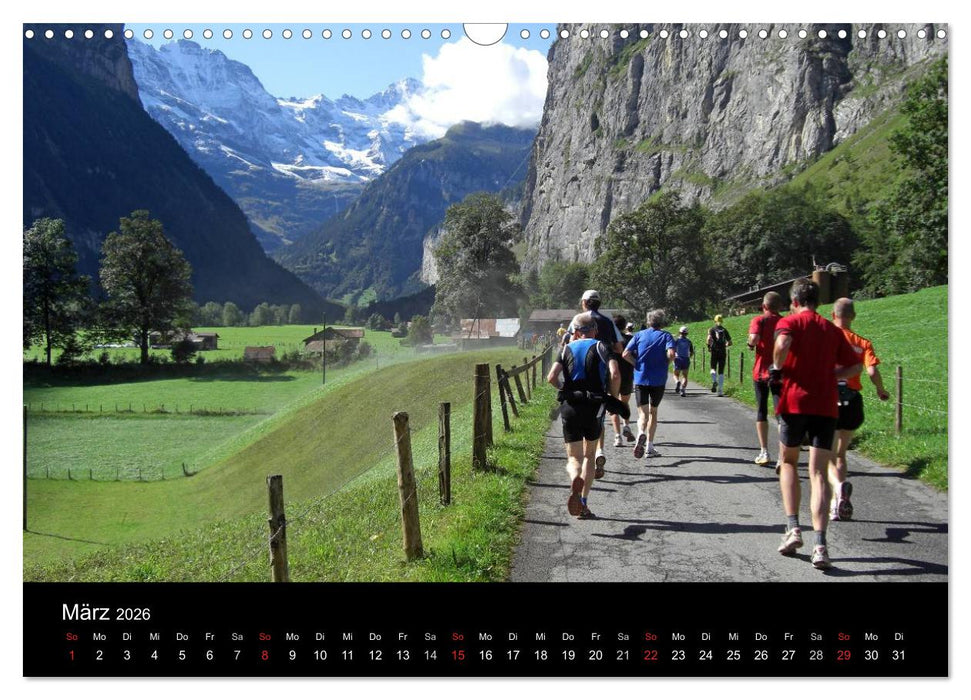Der Jungfrau-Marathon (CALVENDO Wandkalender 2026)