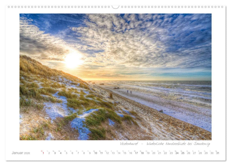 Sehnsucht Dänemark - Danmark (CALVENDO Premium Wandkalender 2026)