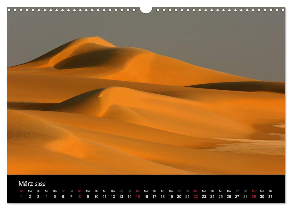 SAHARA (CALVENDO Wandkalender 2026)