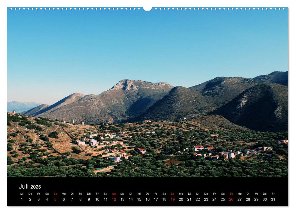 Griechenland - Insel Kreta (CALVENDO Premium Wandkalender 2026)