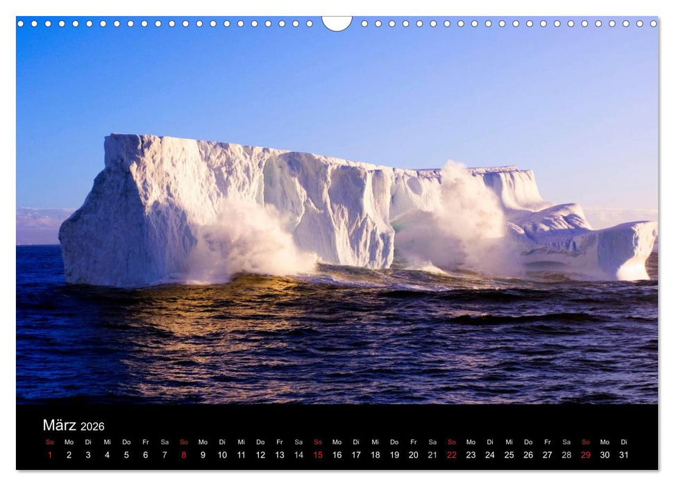 Arktis und Antarktis (CALVENDO Wandkalender 2026)