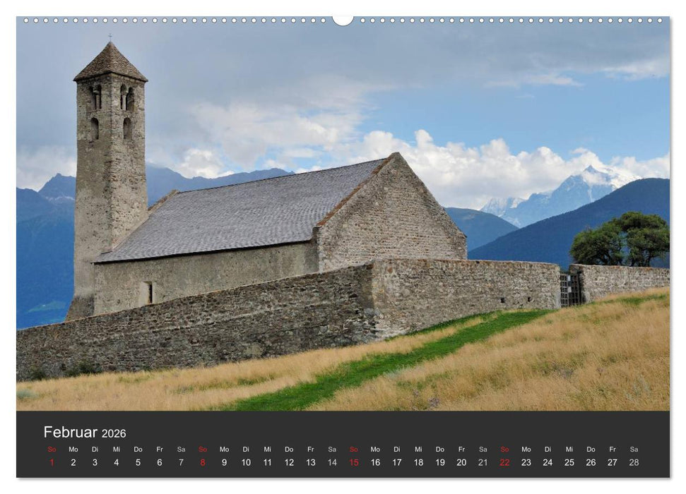 Der Vinschgau (CALVENDO Premium Wandkalender 2026)