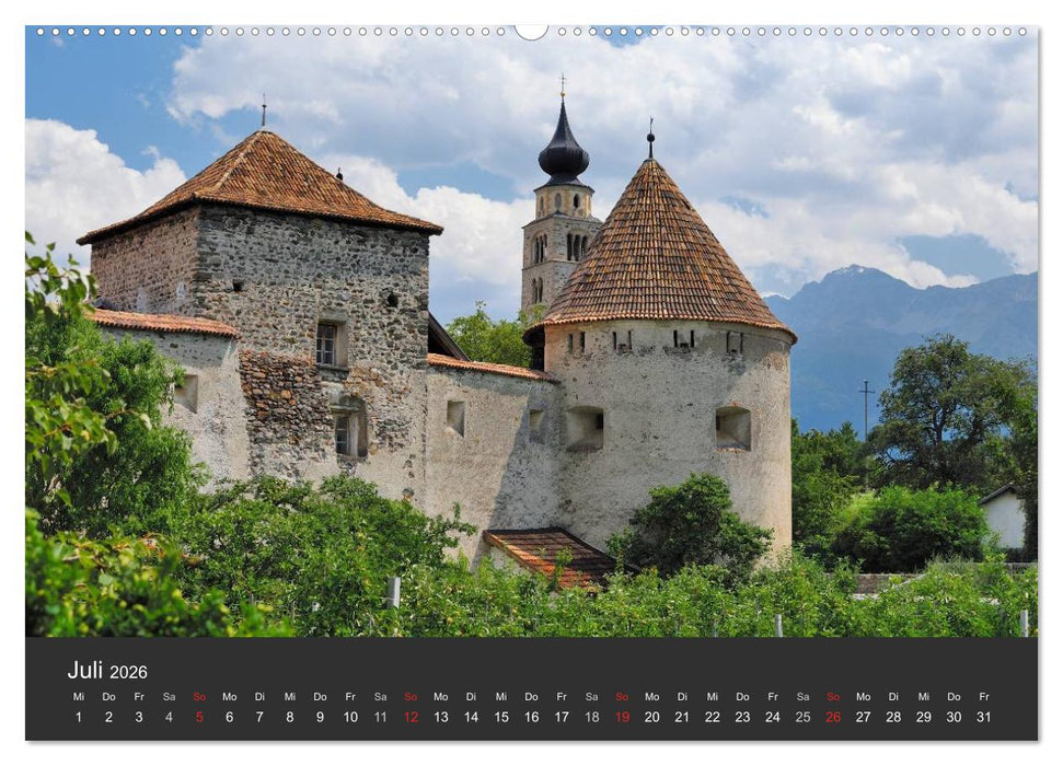 Der Vinschgau (CALVENDO Premium Wandkalender 2026)