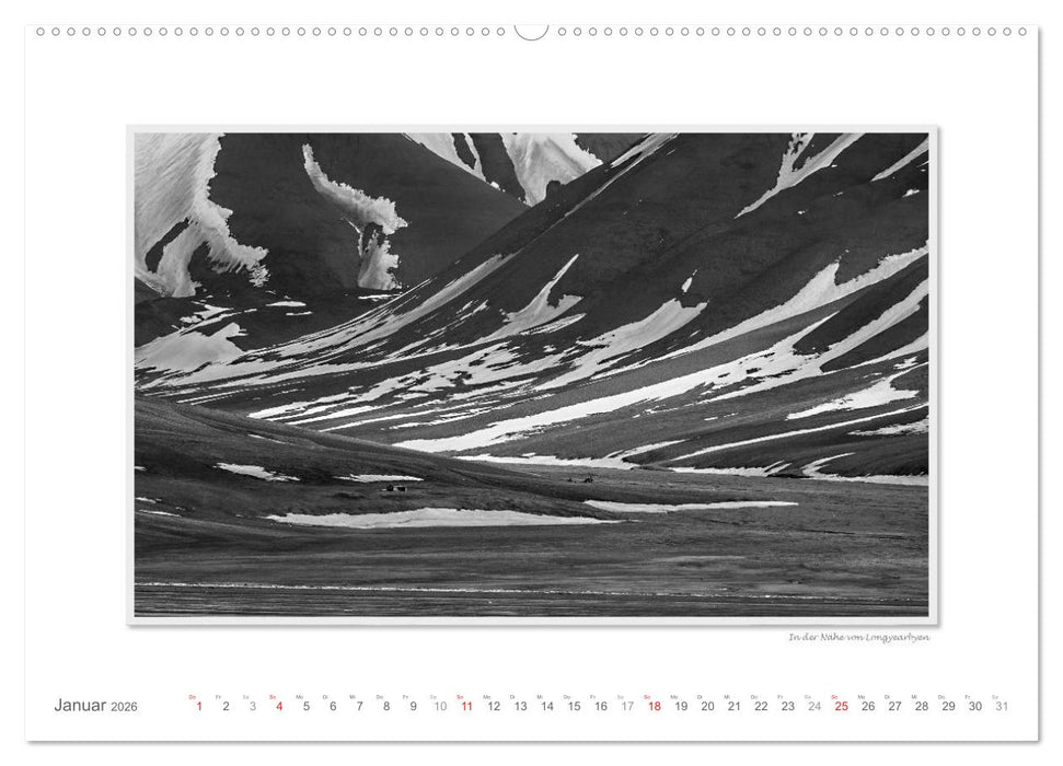 Spitzbergen Svalbard (CALVENDO Premium Wandkalender 2026)