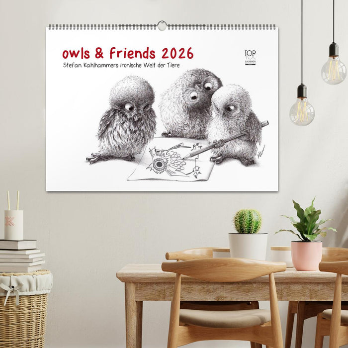 owls & friends 2026 (CALVENDO Wandkalender 2026)