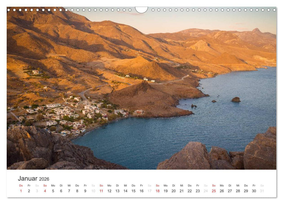 Kreta. Im Süden (CALVENDO Wandkalender 2026)
