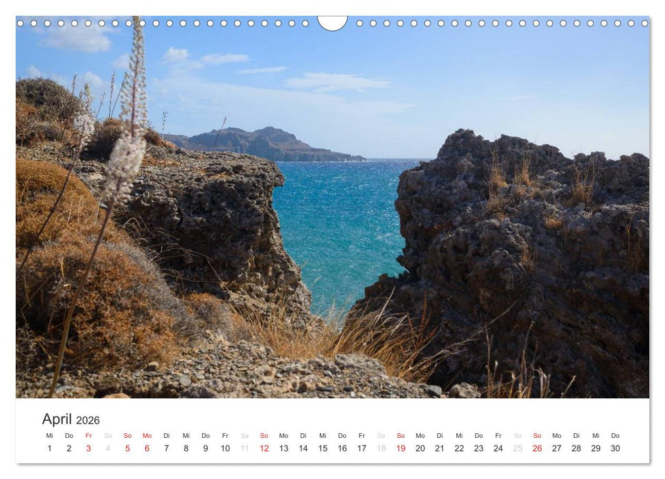 Kreta. Im Süden (CALVENDO Wandkalender 2026)