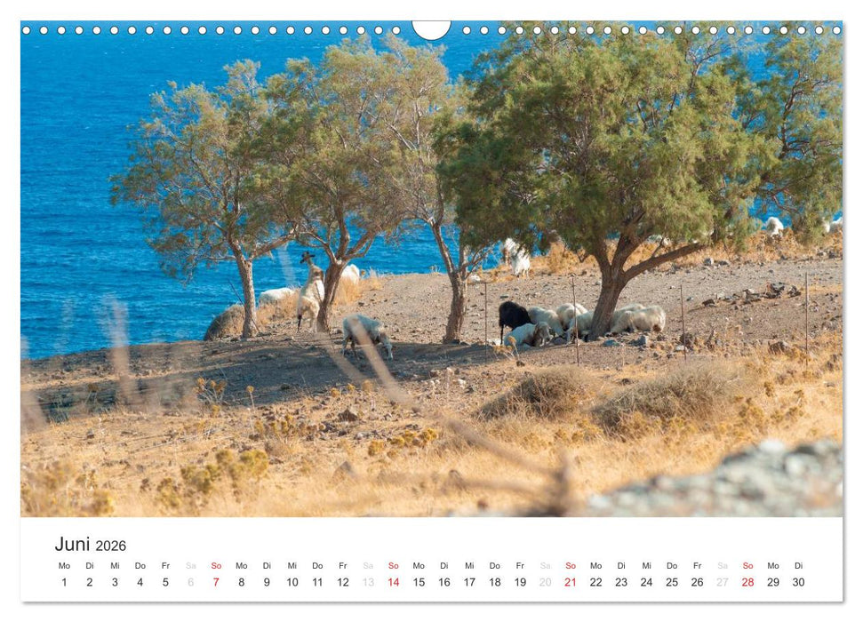 Kreta. Im Süden (CALVENDO Wandkalender 2026)