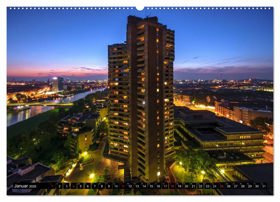 Mannheimer Ansichten 2026 (CALVENDO Premium Wandkalender 2026)