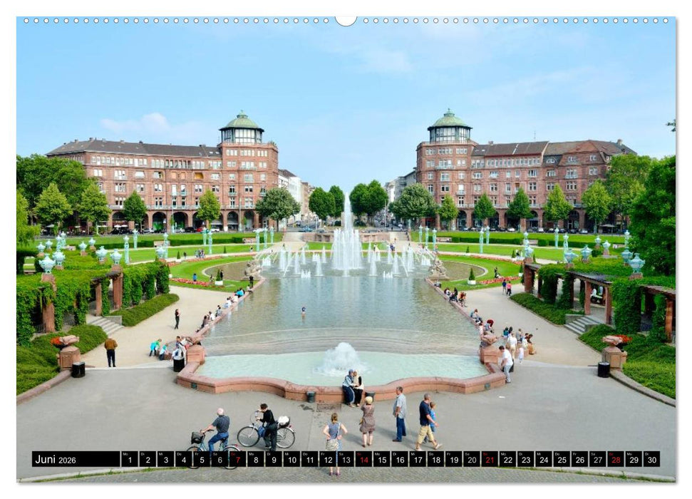 Mannheimer Ansichten 2026 (CALVENDO Premium Wandkalender 2026)