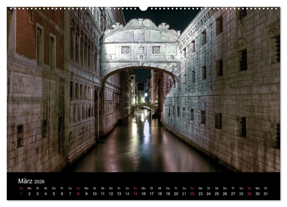 Bella Venezia (CALVENDO Premium Wandkalender 2026)