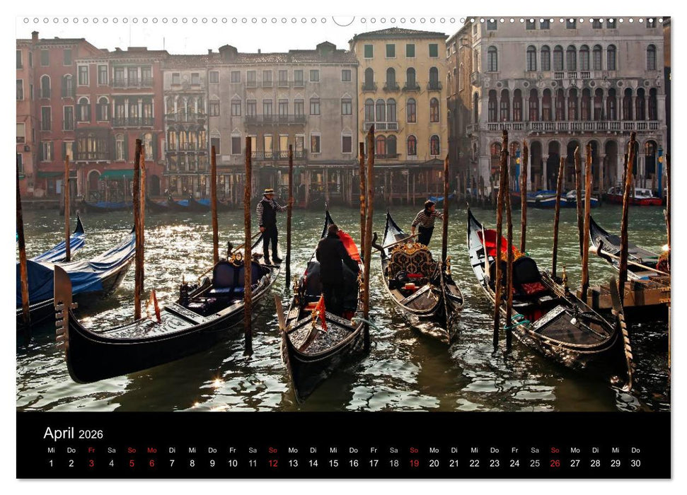Bella Venezia (CALVENDO Premium Wandkalender 2026)