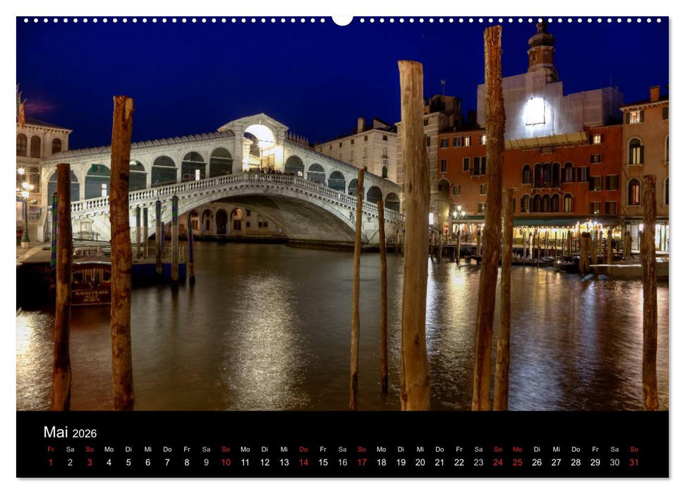 Bella Venezia (CALVENDO Premium Wandkalender 2026)