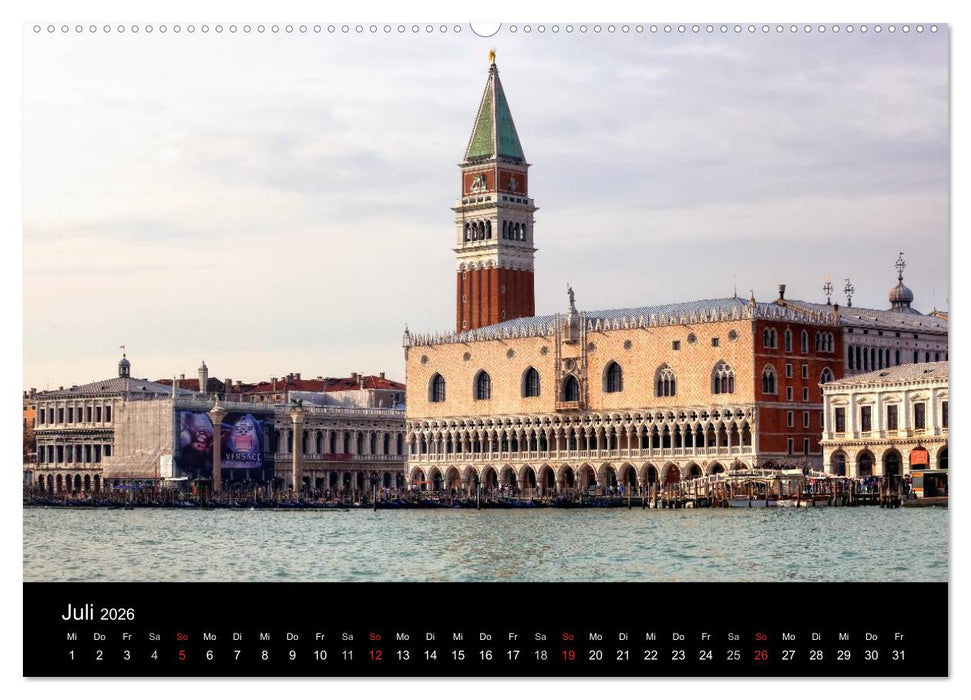 Bella Venezia (CALVENDO Premium Wandkalender 2026)