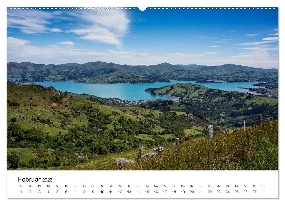 Neuseeland (CALVENDO Wandkalender 2026)