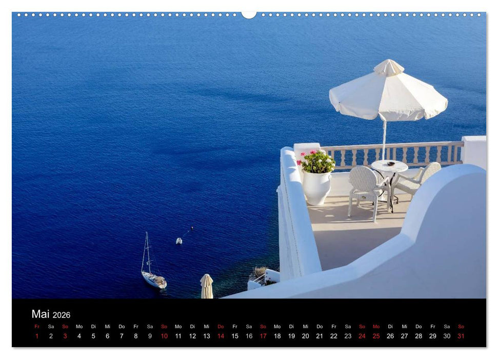 Die Kykladen (CALVENDO Premium Wandkalender 2026)