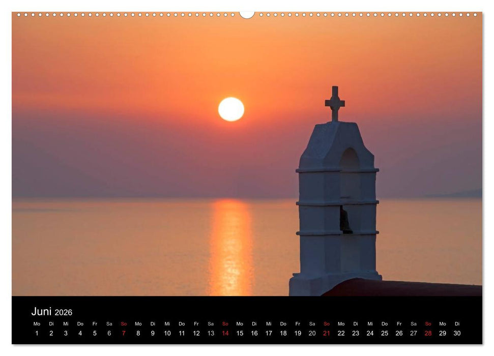 Die Kykladen (CALVENDO Premium Wandkalender 2026)