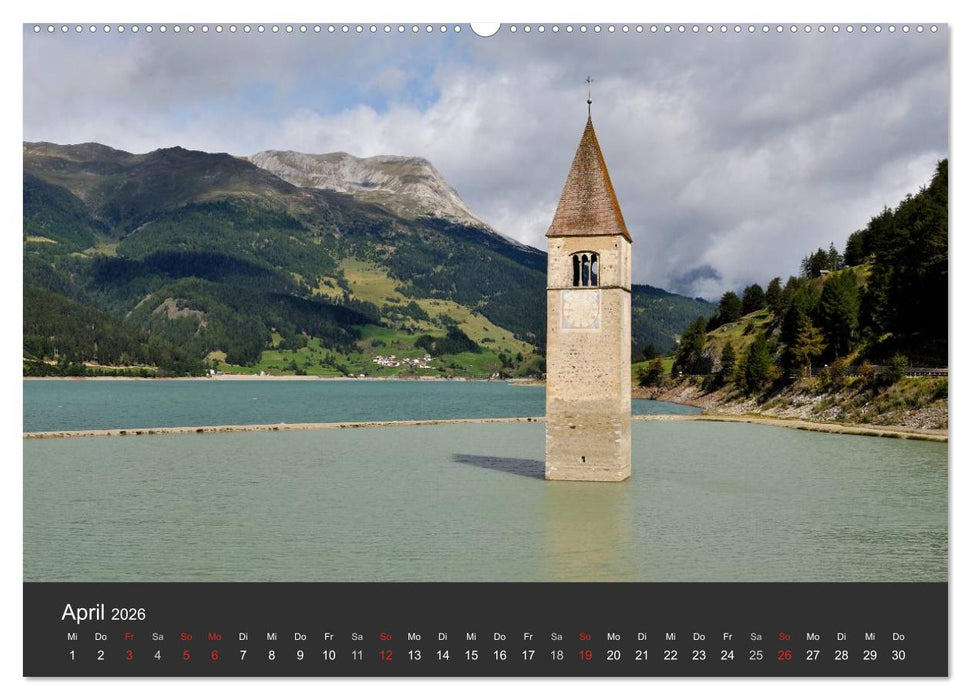 Der Vinschgau (CALVENDO Wandkalender 2026)