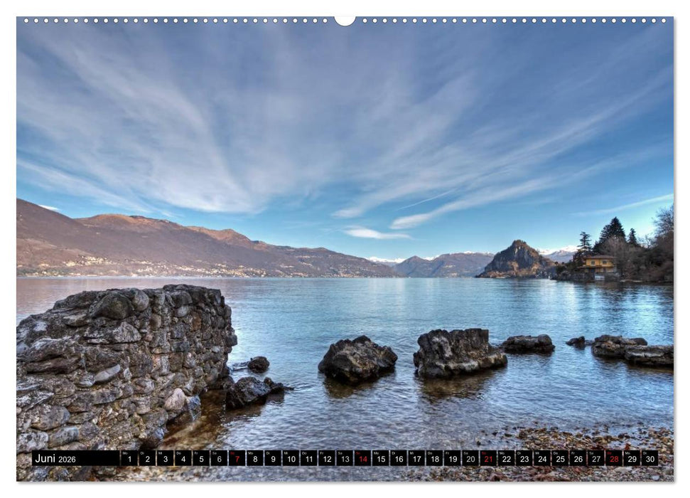 Lago Maggiore - Der malerische See in Italien und der Schweiz (CALVENDO Premium Wandkalender 2026)