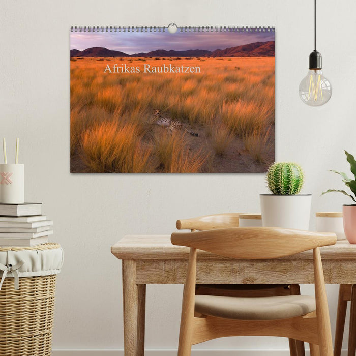 Afrikas Raubkatzen (CALVENDO Wandkalender 2026)