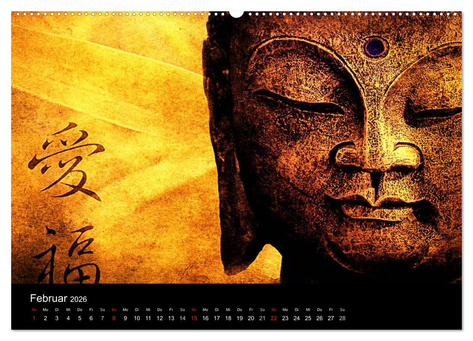 All U Buddhas (CALVENDO Premium Wandkalender 2026)