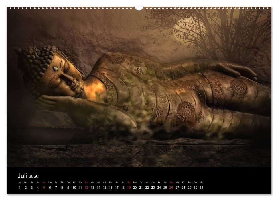 All U Buddhas (CALVENDO Premium Wandkalender 2026)