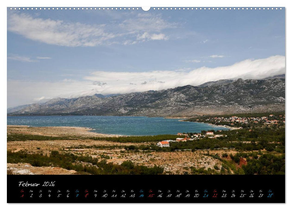 Kroatien - Dalmatien (CALVENDO Wandkalender 2026)