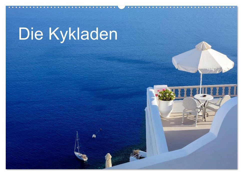 Die Kykladen (CALVENDO Wandkalender 2026)